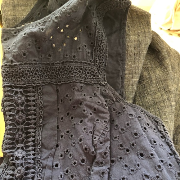 Jessica Simpson blue embroidery dress with pockets - Picture 3 of 3